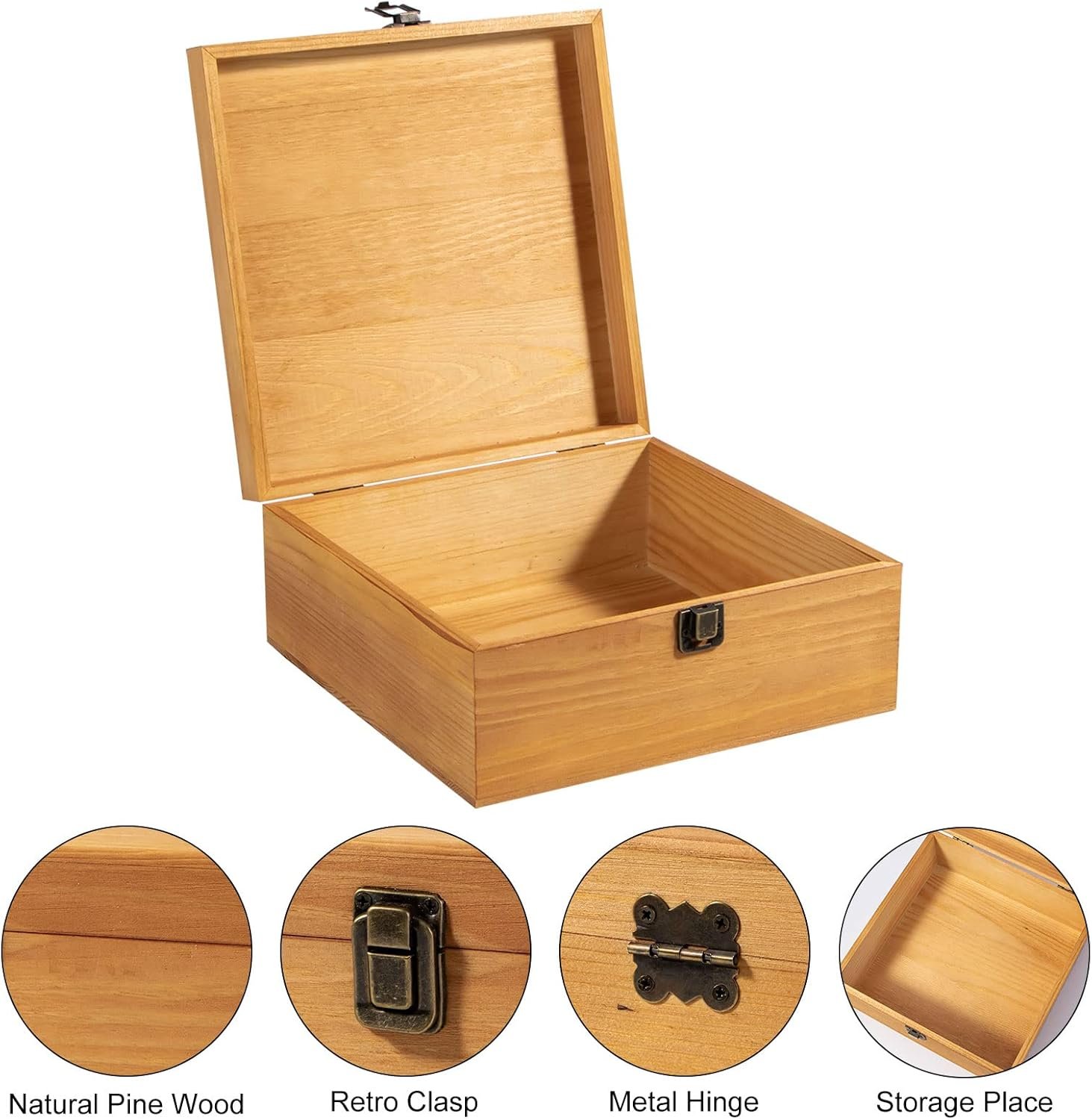 Wooden car storage box - 图片 3