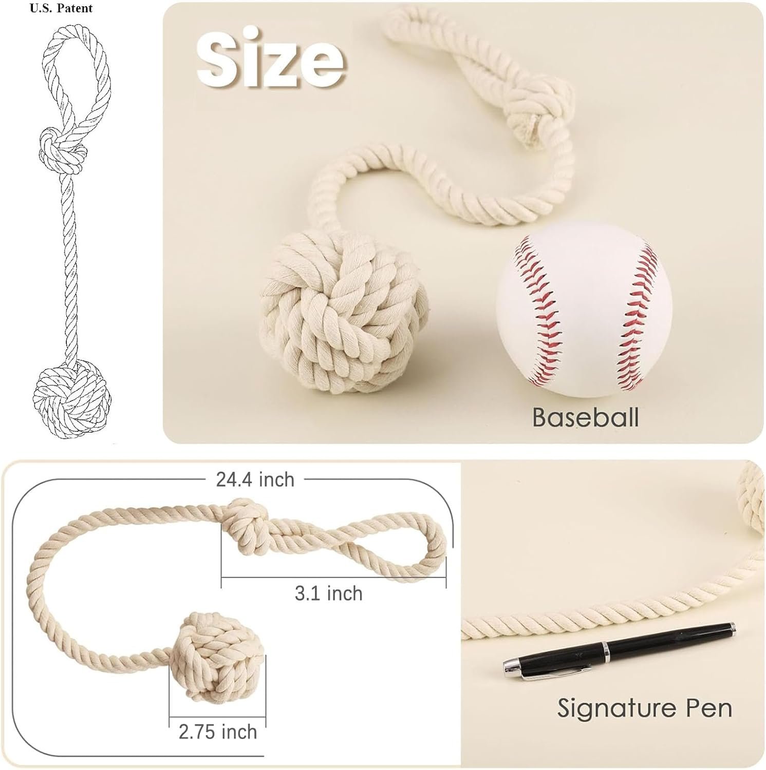 Straw curtain buckle - 图片 2