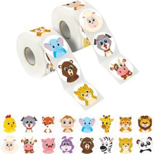 animal-shaped stickers